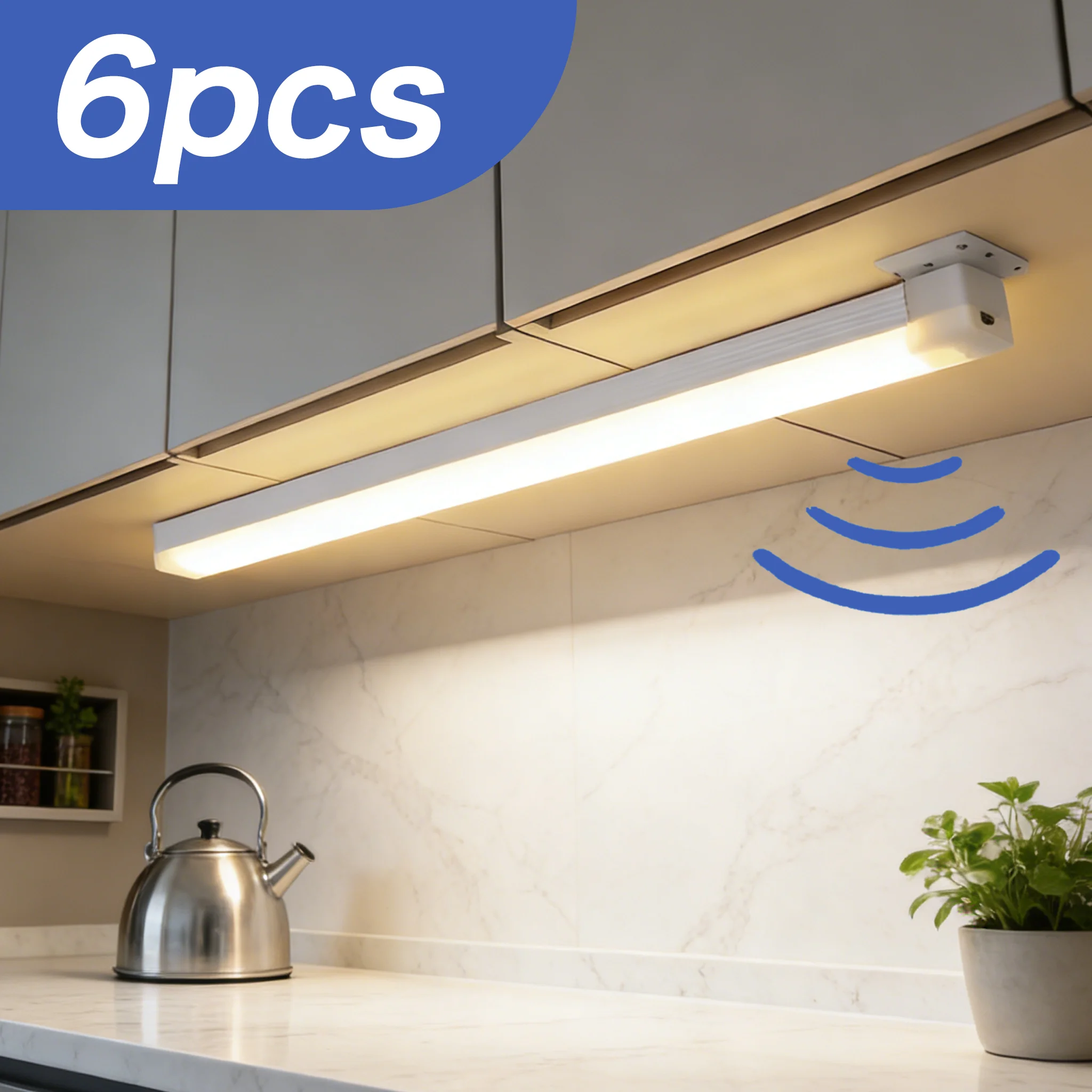 Motion Sensor Light Night LED Lamp USB Battery Wall For Home House Room Bedroom Kitchen Wireless Decor Indoor Bathroom