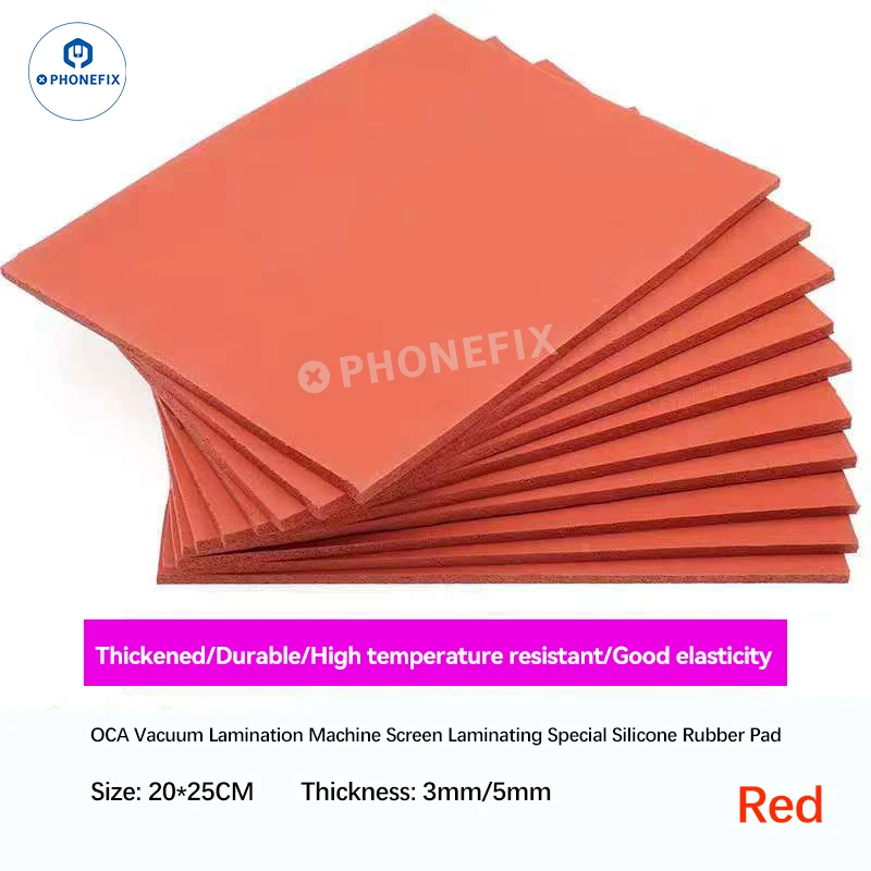 25x20CM Silicone Foam Mat 3mm/5mm OCA Laminatot Rubber Pad high-temperature resistant Universal Pressure screen fitting Pad