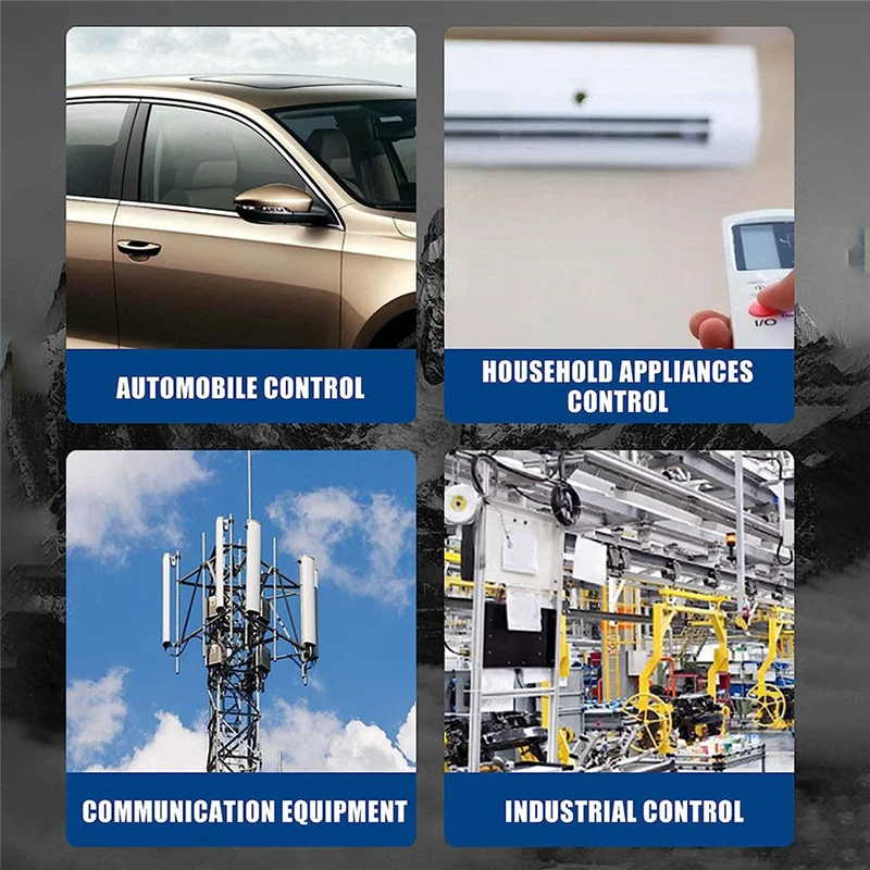 Remote Battery Disconnect Switch, Wireless Remote Control Battery Disconnect Switch, 12V 200A Dual Remote Control Switch