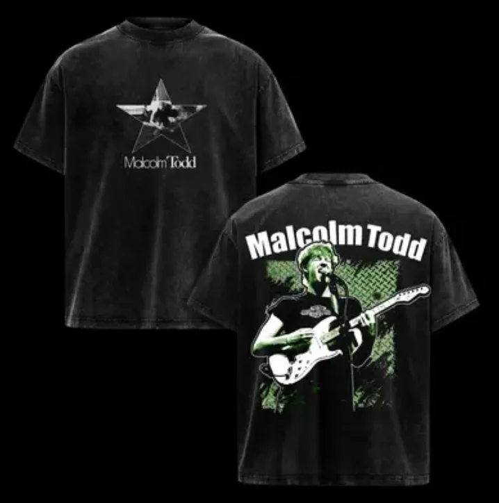 Malcolm Todd Merch T-shirt Men Short Sleeve Tee Unisex Tops Clothes Causal Female Y2K Tops