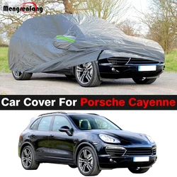Full Car Cover Anti UV Sun Shade Rain Snow Wind Resistant Durable SUV Cover For Porsche Cayenne 2002-2025