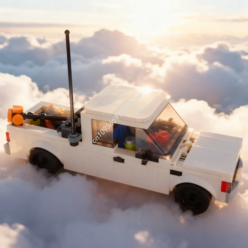270pcs MOC Custom Forded Ranger V 1 The Work Truck City Champions Model Building Festival Gifts Blocks Construction Toys