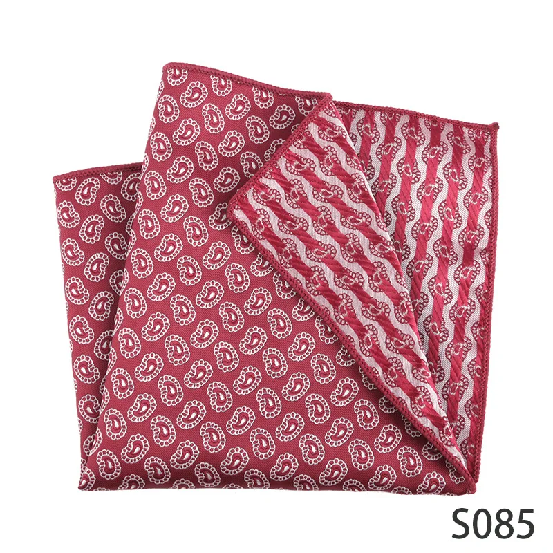 Burgundy Formal Pocket Square Handkerchief for Men