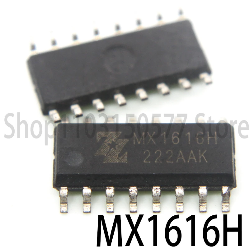 1piece Original new MX1616H MX1616L SOP-16 low voltage dual channel brushed motor driver chip