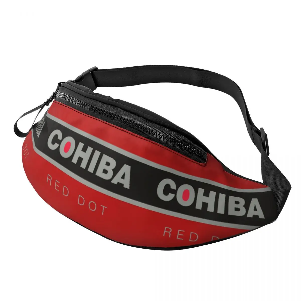 Cohiba-riñonera cruzada para hombre y mujer, bolso de cintura para viaje, ciclismo, teléfono, dinero