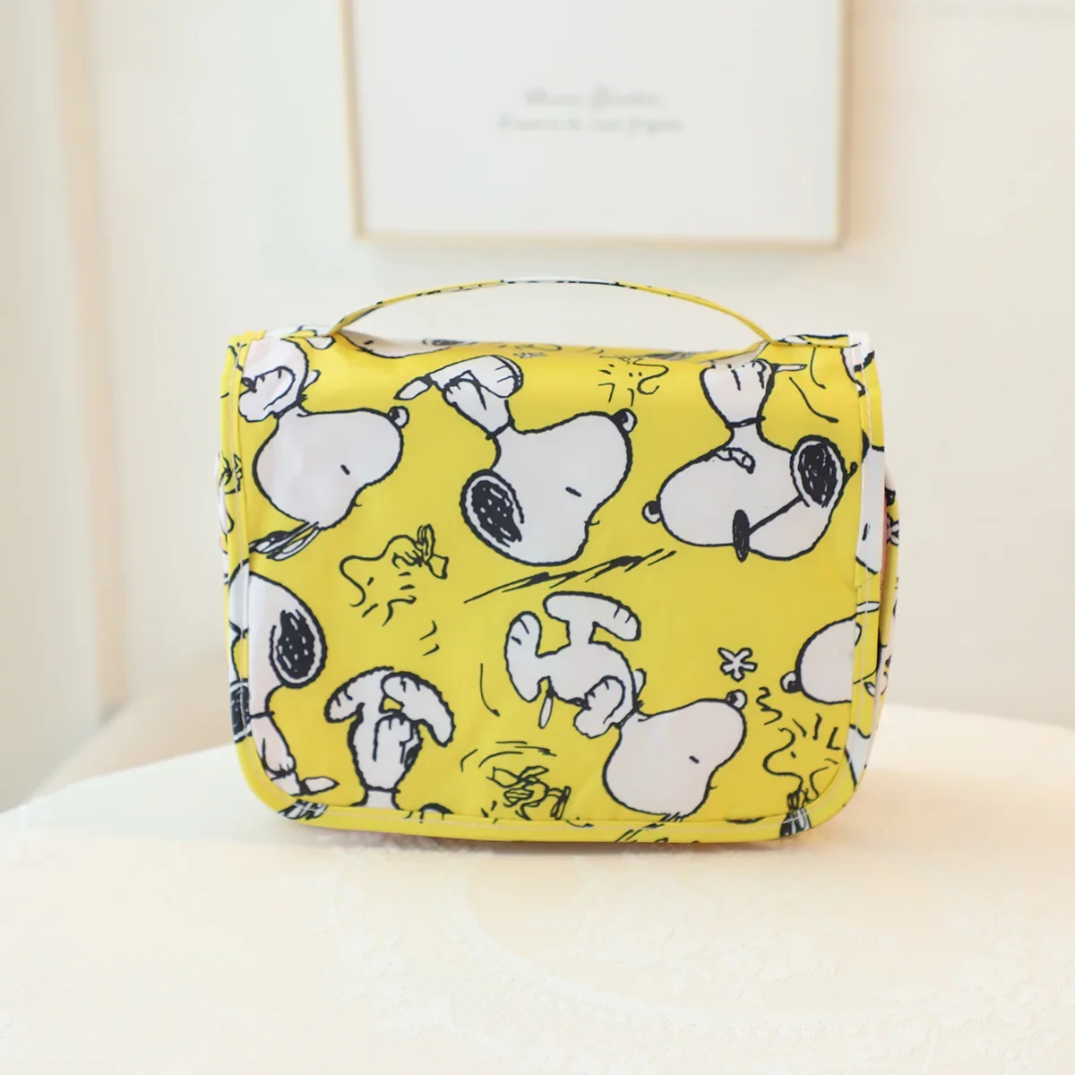 

Snoopy Cartoon hanging wash bag large-capacity cosmetic bag multi-functional storage bag handbag