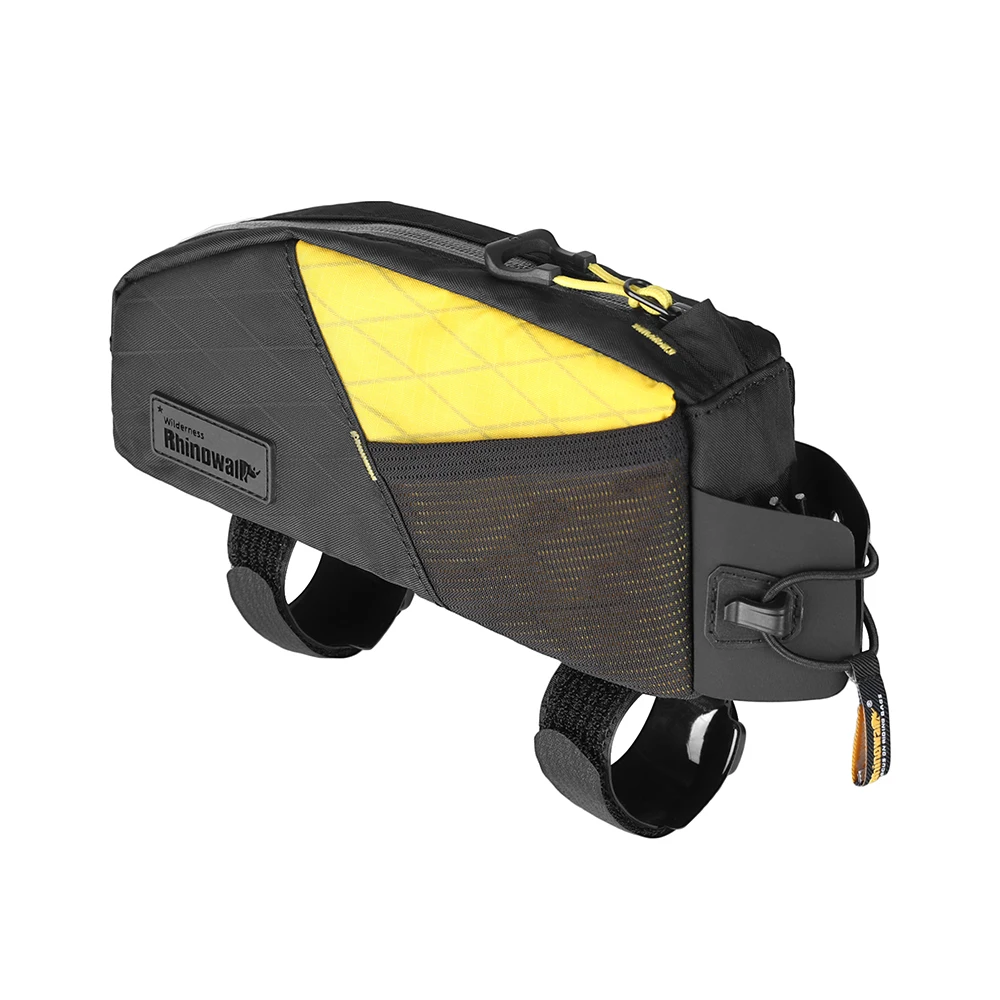 Rhinowalk Fahrrad-Oberrohrtasche, 1,2 l/2,1 l, wasserabweisend, Fahrradaufbewahrung, Gepäck für MTB und Rennrad, Verpackung, passend für größere Rahmenlänge