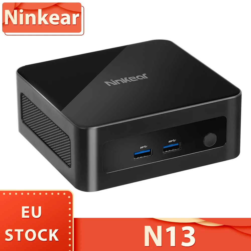 Ninkear N13 Mini PC, Intel i5-1340P 12 Cores Max 4.6GHz, 16GB RAM 1TB SSD, WiFi 6 Bluetooth 5.2, 3*USB3.2 1*USB2.0 1*RJ45