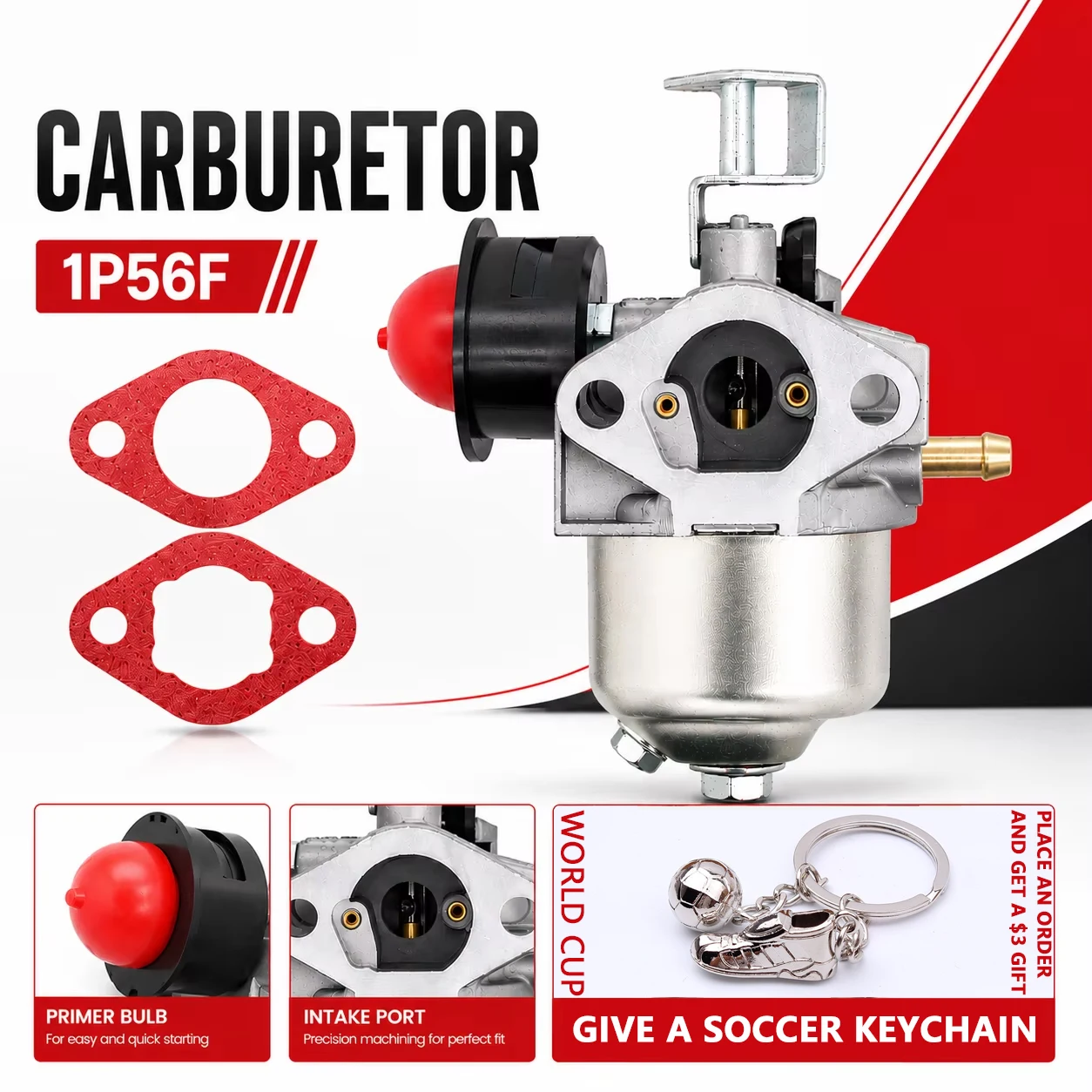

1P56F carburetor fit for LAWN MOWER carburettor carb Engine Part for 1P56F1P52F 79-96CC P15Q-2