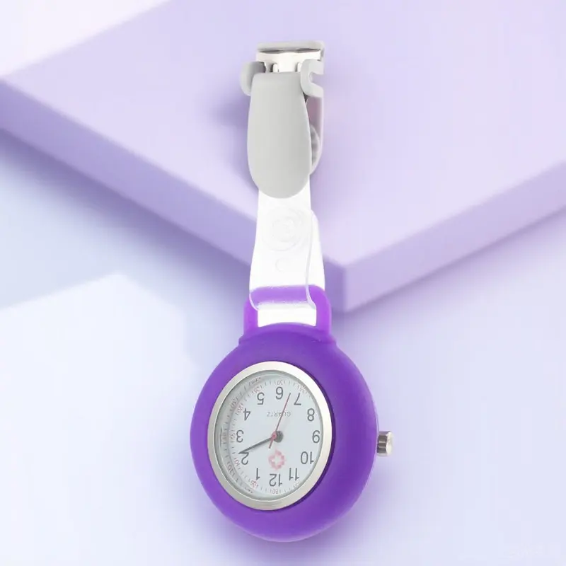 

Convenient Nurse Pocket Watch with Clip Professional Multi-Function Timepiece for Healthcare Workers Nurse Gift Daughter