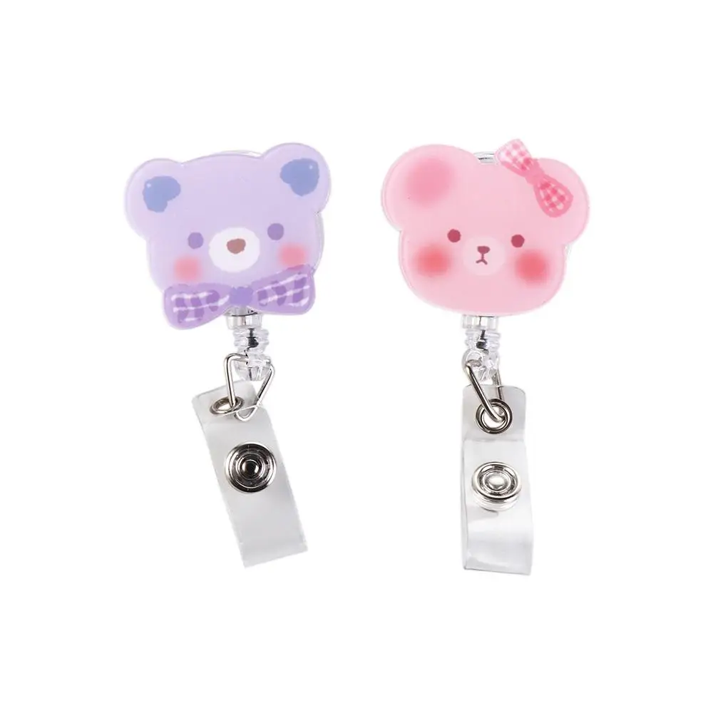 คลิปหนีบป้ายชื่อแบบหมุนได้ 360 องศา สำหรับพยาบาล แพทย์ ที่ใส่ป้ายชื่อแบบหมุนได้ ที่ใส่บัตร ที่หนีบบัตร ที่หนีบป้ายชื่อแบบยืดหดได้