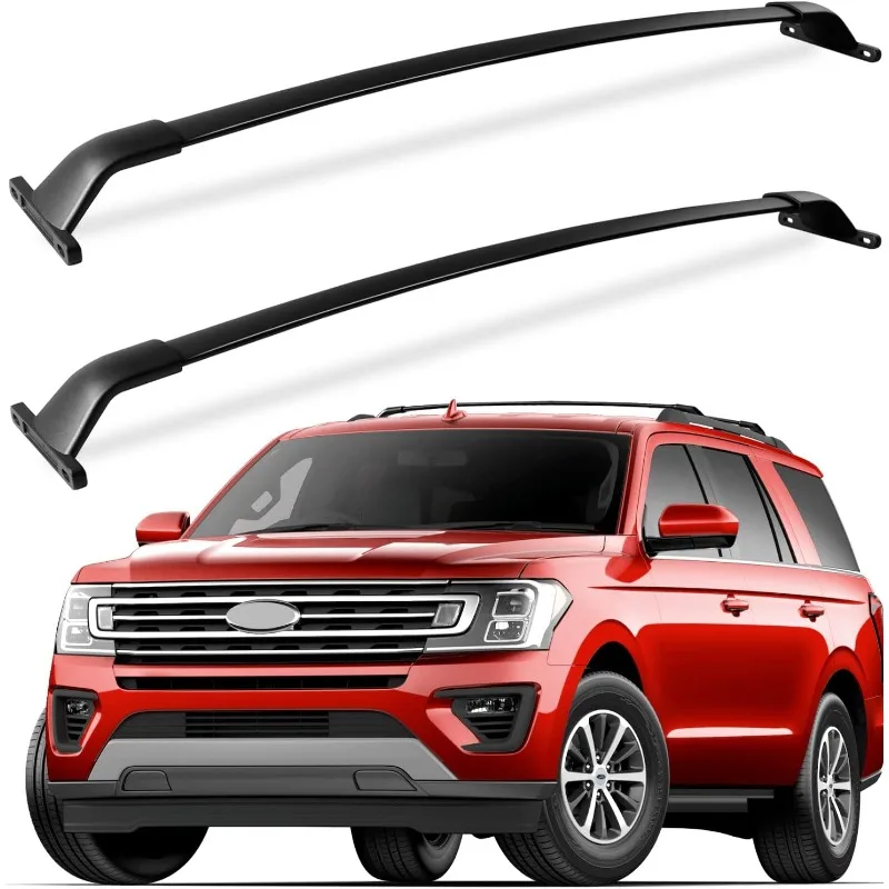 220lbs Roof Racks Cross Bars Fit for Ford Expedition/Max/Lincoln Navigator 2018 2019 2020 2021 2022 2023 2024