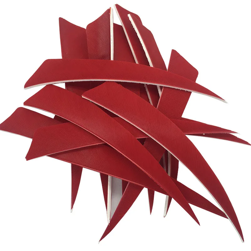 50 Pcs Right Wing 5Inch Shield Fletching Feathers For Hunting Shooting Carbon Arrow DIY Archery Accessories