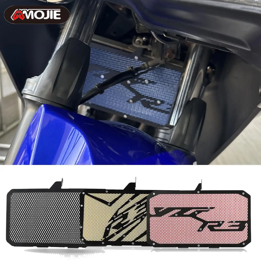 

Защитная крышка для решетки радиатора двигателя для Yamaha YZF R3 YZFR3 YZF-R3 2015 2016 2017 2018 2019 2020 2021 2022 2023