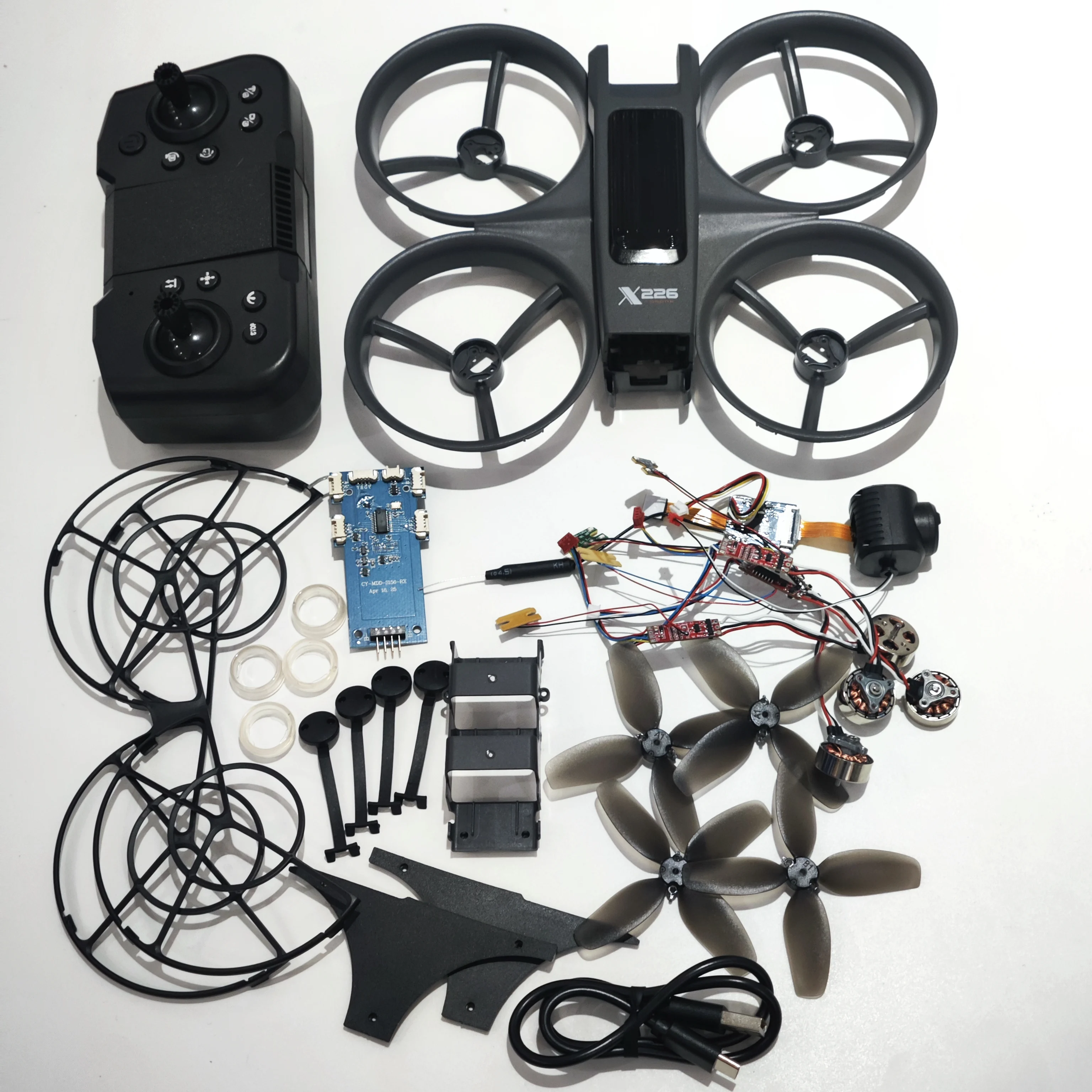 

Версия X226VR Бесщеточный радиоуправляемый квадрокоптер Запасные части для дрона Оригинальный двигатель/корпус/зарядное устройство/аккумулятор/защитное кольцо/лопасть/основная плата...