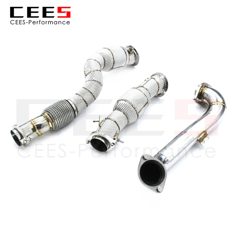 

CEES Exhaust Downpipe With Heat Shield for BMW Competitive M3/M4 G82 G80 G83 G8X SUS304 Racing Car Exhaust Systems