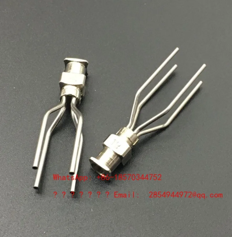 Four-tube Dispensing Machine Syringe, Flat Needle Nozzle, Multi-tube Metal Oblique Nozzle, All Stainless Steel
