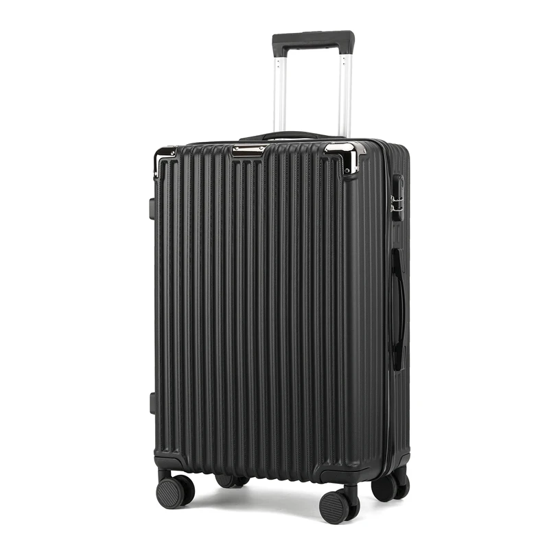 

Men's Luggage 22-24 Inch Large Capacity Thickened Durable Travel Suitcase with Password Lock Student Suitcase Leather Carry-On