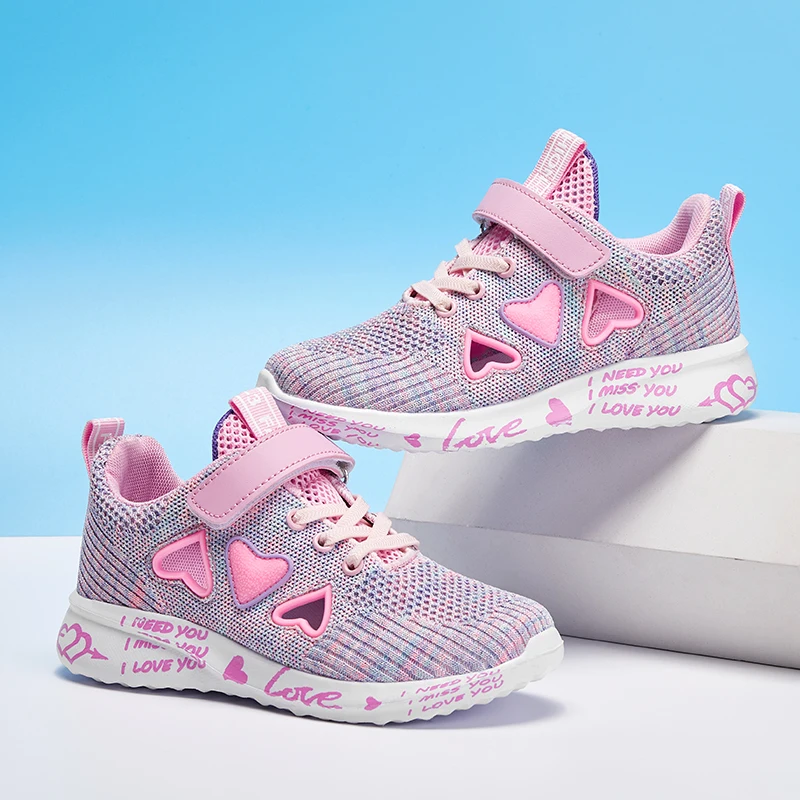 

Cozy Knit Shoes for Girls Ultra Breathable Sneakers Lightweight Footwear Comfy and Casual Spring and Summer Gift Idea for Her