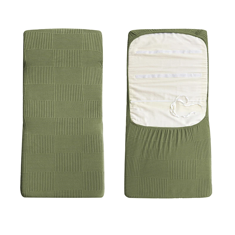 

Stretch Poang Chair Pad Cover Jacquard Recliner Chair Mat Protective Slipcover Soft Fleece Fabric (NO Chair, NO Pad)