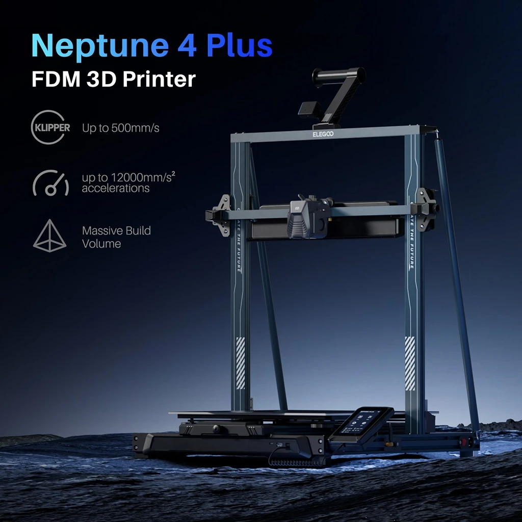 Bild 5: ELEGOO NEPTUNE 4 PLUS FDM 3D-Drucker mit Bauvolumen 320x320x385mm