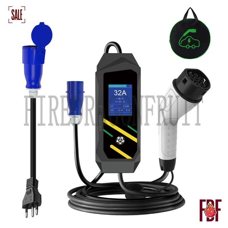 

Exclusive forCross-border BrazilType2New energy vehicle charging gunEV charger32AHome Charging Station7kw