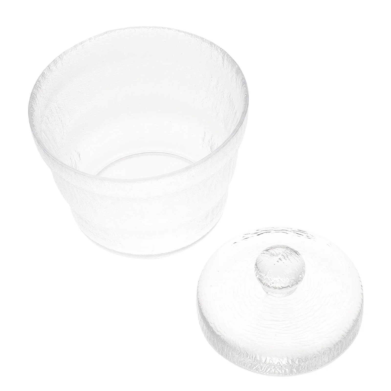 

1Pcs Clear Glass Jar Frosted Mist Design Sealing Pickle Container for Cereal Nuts Beans Kitchen Storage Solution