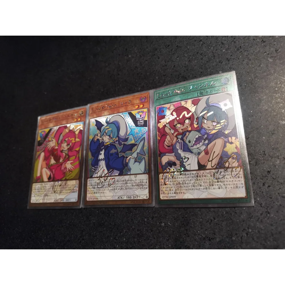 DIY Yu-Gi-Oh! Fuzichoco Live Twin Lil-la Ki-sikil Evil Twins Ki-sikil Lil-la Anime Peripheral Game Collection Card Holiday Gift