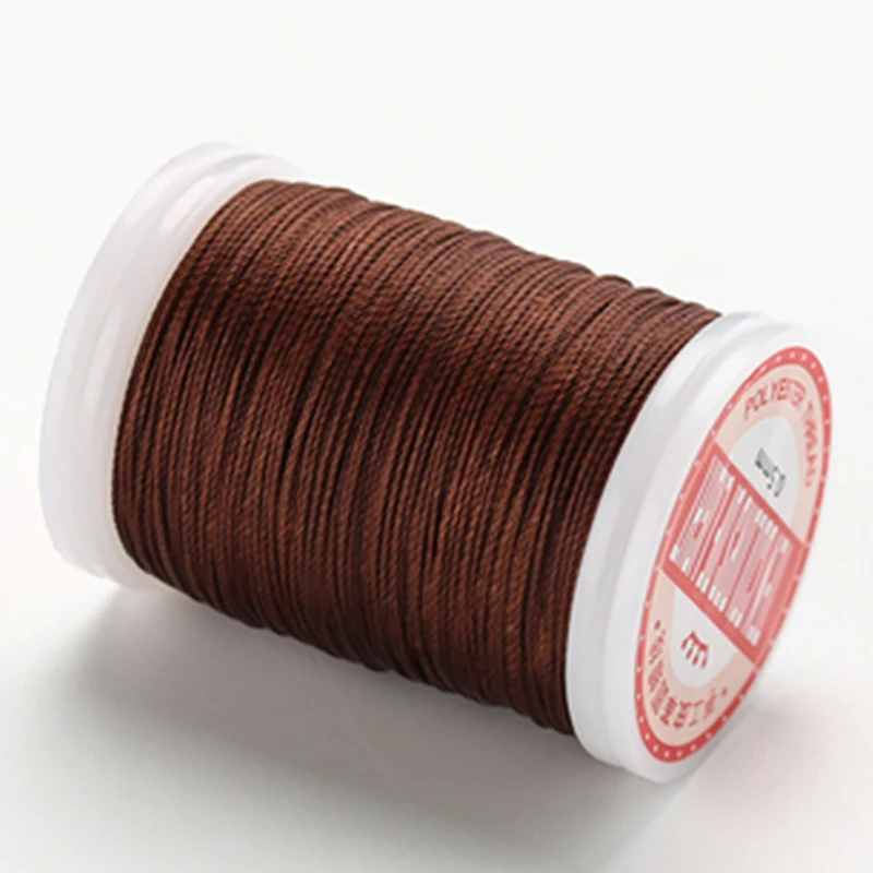 120M 0.5mm Round Waxed Thread Cord Wax Coated Strings for Necklace Rope Bead DIY Jewelry Making Leather Craft Sewing