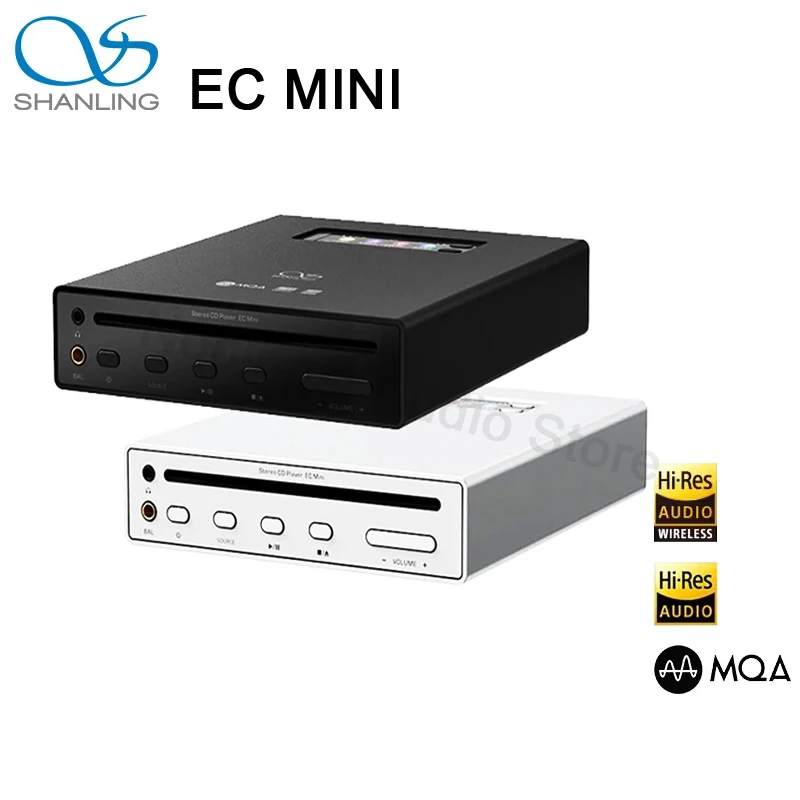 

SHANLING EC MINI CD Player Hi-Fi Portable CD Player Hi-Res Audio Bluetooth DAC 2x ESS ES9219 2 Ricore RT6863 Headphone Amplifier