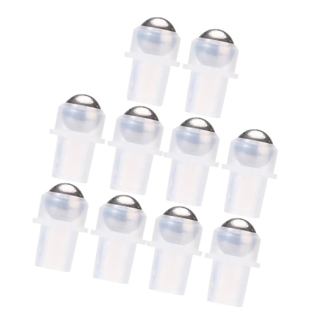 10 Pcs Supplies Roller Ball Bottle Accessories Container Plastic Bottles Mini Essential Oil Balls