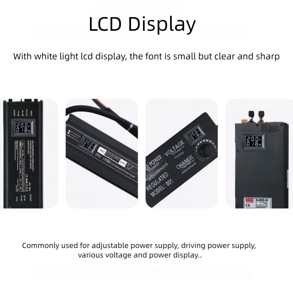 

DC10-30V LCD Mini Digital Display Voltage Power Meter Voltage Detector with Resistor 100W/200W/300W/400W Electricity Power Meter