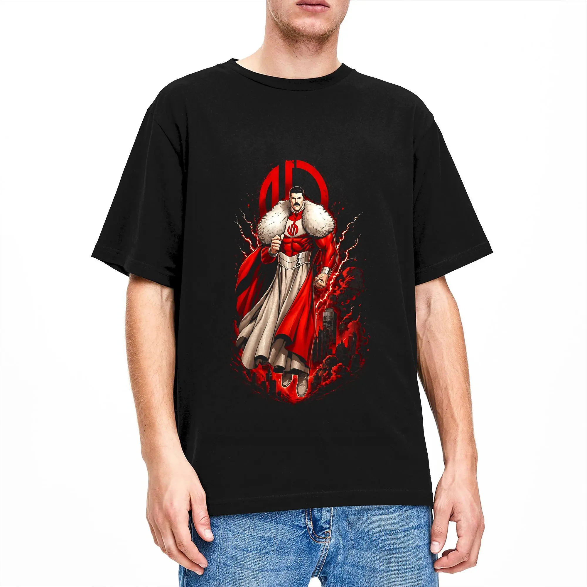 Thragg The Most Powerful Viltrumite T-Shirts for Men  Vintage 100% Cotton Tee Shirt Crewneck Short Sleeve T Shirt 6XL Tops