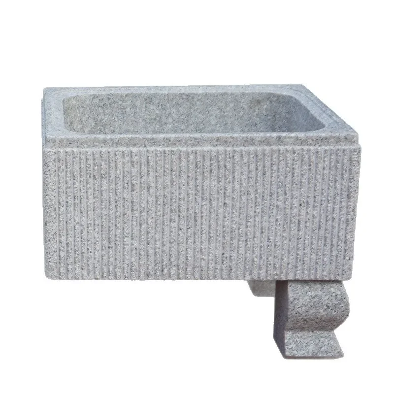 Outdoor marble mop pool Granite mop pool Outdoor balcony