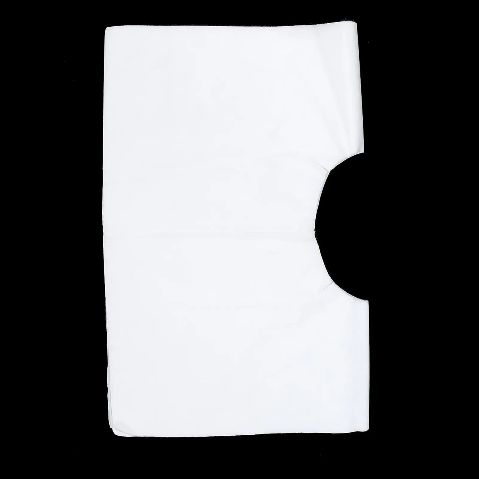 미용실 사용을 위한 마사지 침대를 위한 통기성 일회용 얼굴 받침대 커버 둥근 구멍 디자인