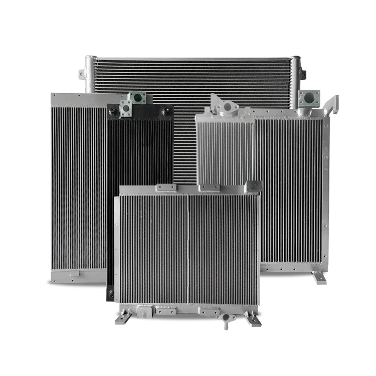 Komatsu CAT Hitachi Daewoo Doosan Kobelco hyun dai Excavator Hydraulic Oil Cooler Radiator Bulldozer Hydraulic Oil Cooler