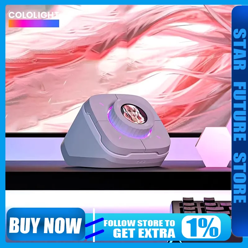 Клавиатура Cololight, настольный контроллер запуска в один клик, Coloplay, компьютерная загрузка, стол для получения мужского подарка, мониторинг в реальном времени