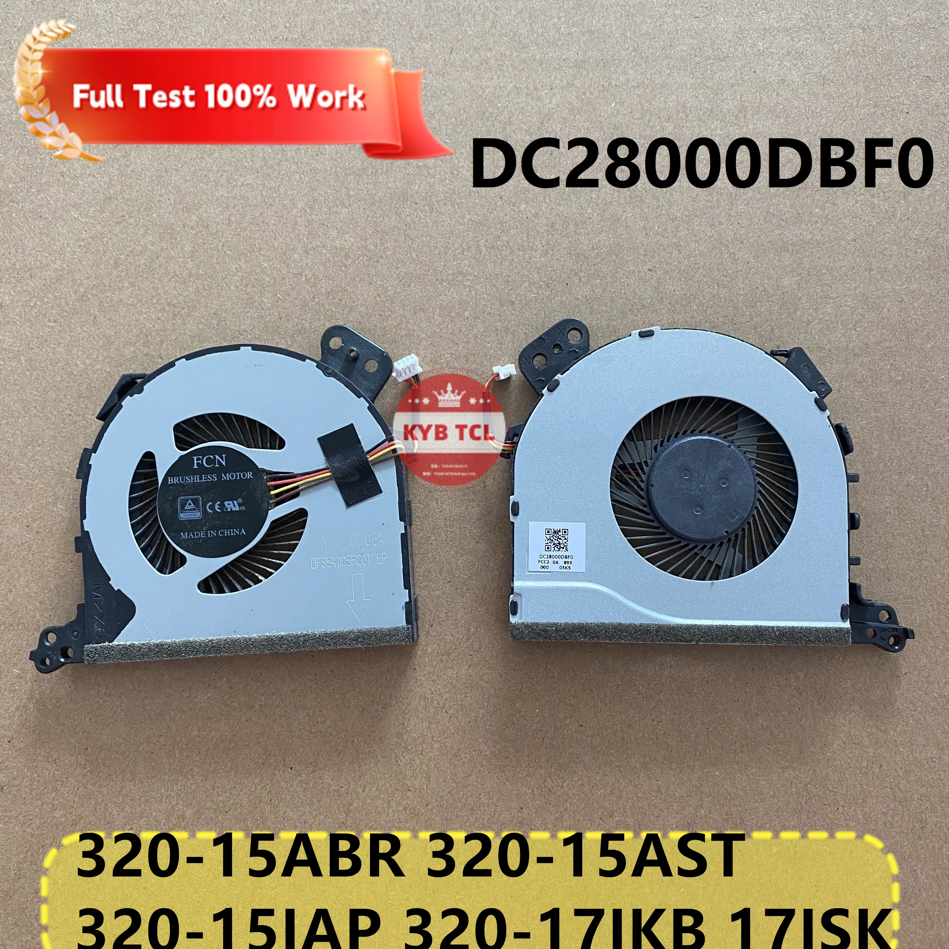 DC28000DBF0 Laptop CPU Cooling Fan Notebook For Lenovo Ideapad 320-15ABR 320-15AST 320-15IAP 320-17IKB 17ISK Original