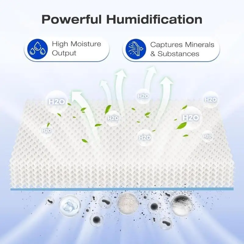 J6PE 4pcs/6pcs Efficient Humidity Filter Replacement Moisture Control Plastic Filter