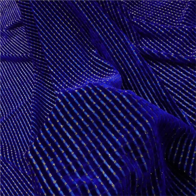 

High-end custom-made dress and cheongsam made of woven velvet brocade polka dot viscose embossed flowered fabric