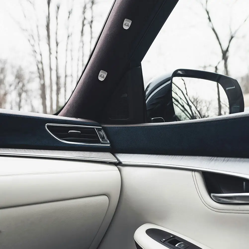 2Pcs Sun Visor Clip Holder For Car Interior Details Car Accessories ABS Sunshade Mount Hook
