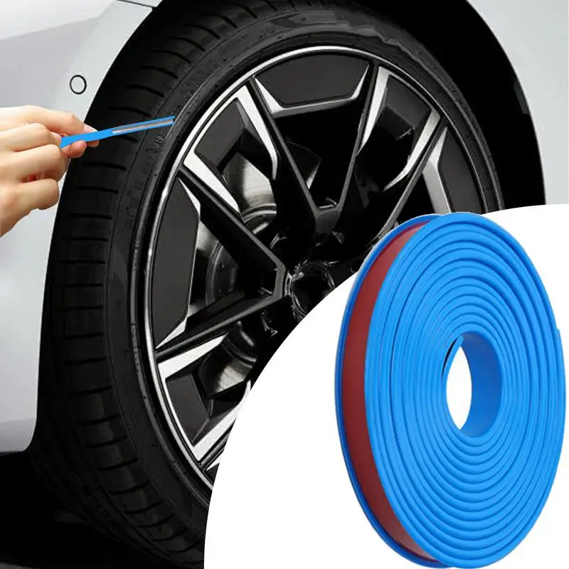 Rim Protector 9.8 Ft Portable Rim Savers For Wheels Car Rim Guards Decorative Automotive Rim Protector Wheel Protector Strips