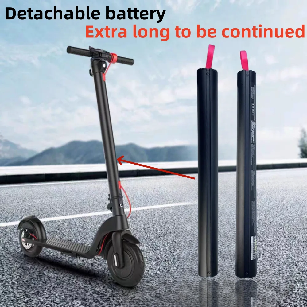 For Huanxi X7 Electric Scooter 36V 5200mAh Foldable Built-in Rechargeable Batteries