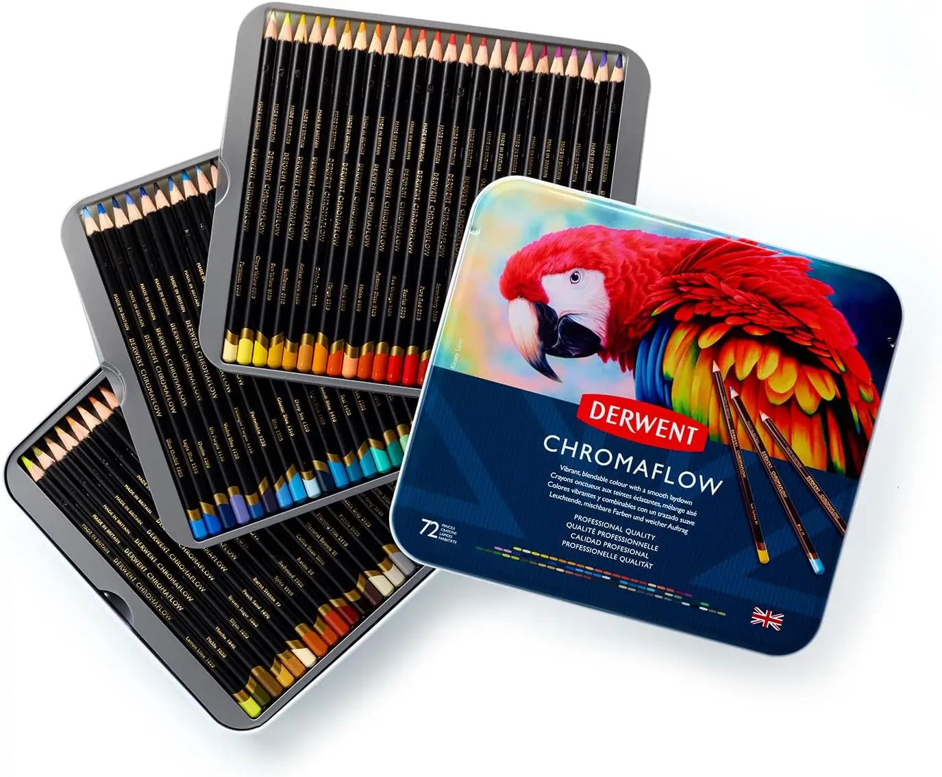 

72-Piece Colored Pencils Set, 4mm Core, Smooth Texture for Drawing, Blending & Sketching - Ideal Holiday Gift