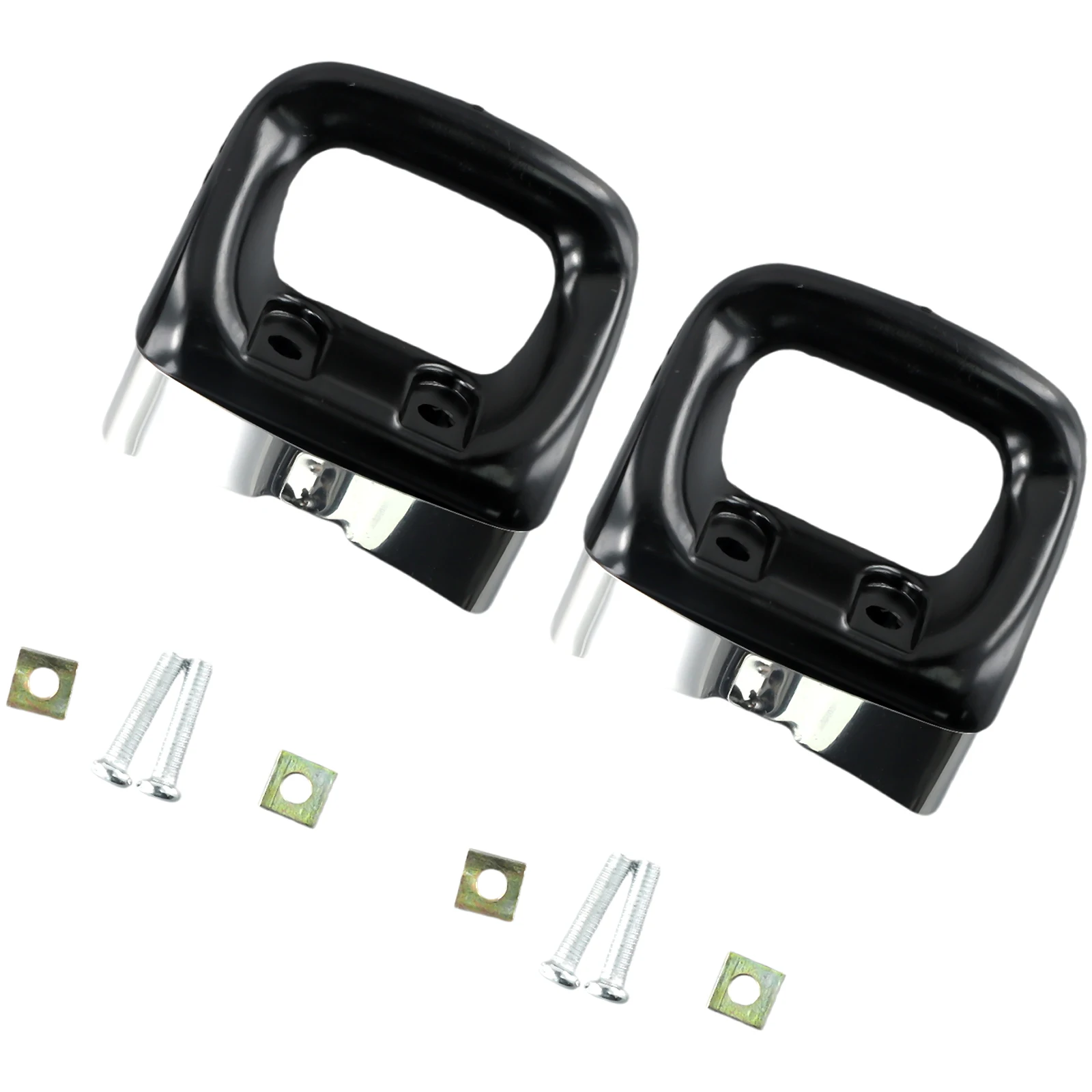 2pcs High Heat Resistance Pot Side Handles Cookware Handgrip With Screws Pressure Cooker Ear Pan Short Side Handles Replacement