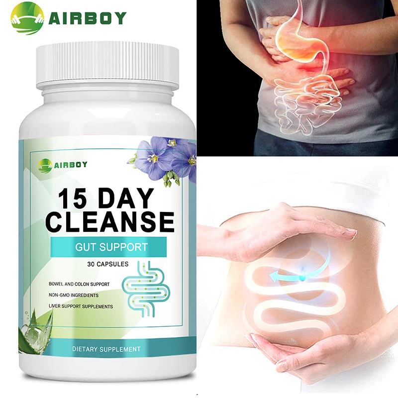 

15 Day Cleanse - Supports Weight Management, Promotes Bowel Movements, Relieves Constipation, and Relaxes The Body and Mind