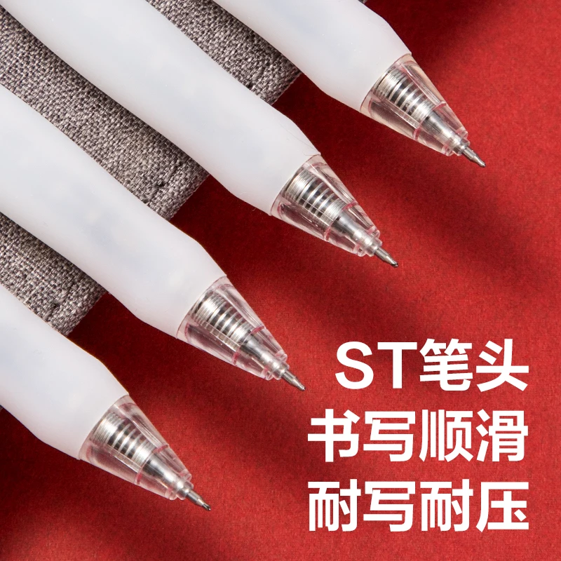 ديلي 4/8 قطعة 0.5 مللي متر الحبر الأسود التجفيف السريع هلام القلم مدرسة طالب لوازم مكتبية القرطاسية هدية أقلام الامتحان توقيع القلم