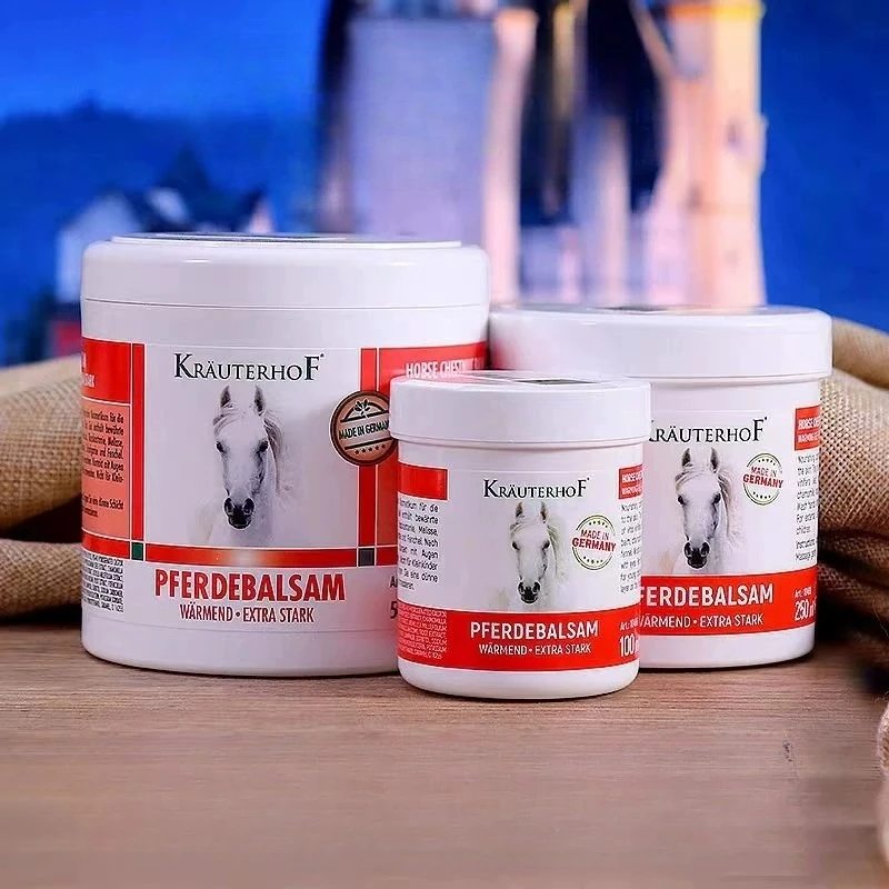500ml German Krauterhof Horse Chestnut Balm Pferdebalsam Warmend Extra Stark Warming Massage Gel Relax Calm Muscle Massage Cream
