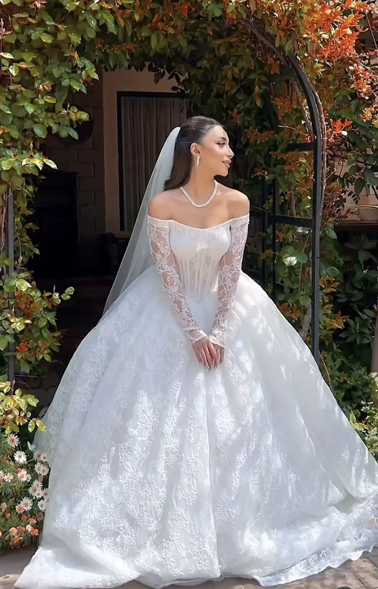 Customized Lace Wed… - image