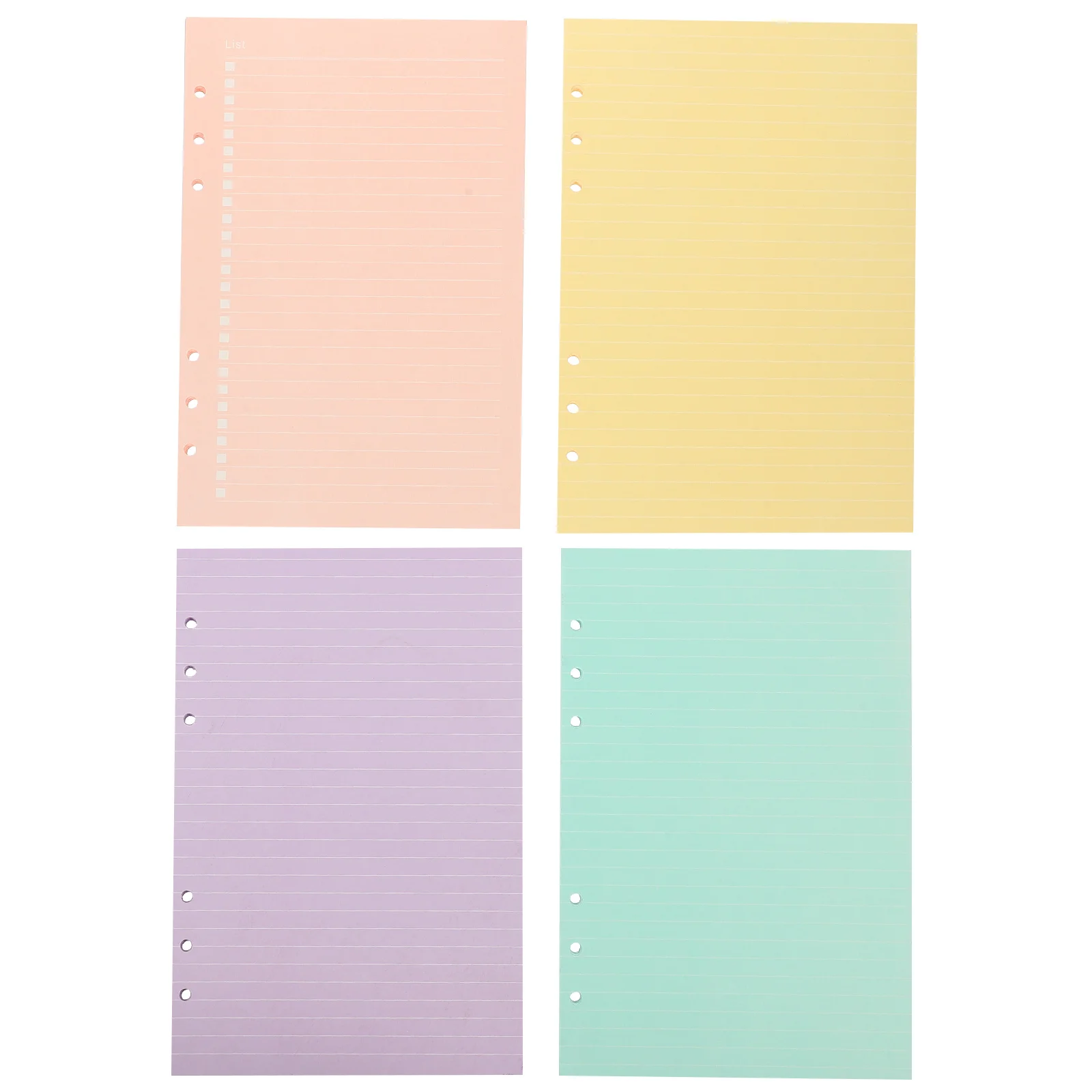 160 ورقة حشو الصفحات الورقية دفتر ملاحظات قابل للفصل عبوات إدراج مخطط اللمس السلس لتجاعيد تقارير اليوميات #1